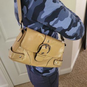 Beige, mini-shoulder bag